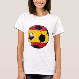 T-shirt Soccer Ball Drapeau-Espagne Le MUSÉE Cadeaux Trans