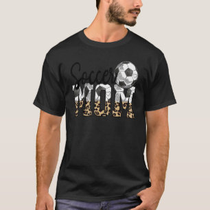 T-shirt Soccer Ball Maman Meilleure fête des mères