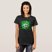 T-shirt Soccer Ball Shamrock Irish St Patrick Day (Devant entier)