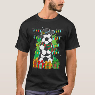 T-shirt Soccer bonhomme de neige footballeur footballeur f