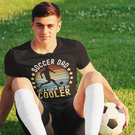 T-shirt Soccer Dad Like a Regular Dad But Cooler