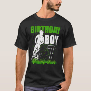 T-shirt Soccer de 7 ans Anniversaire Thème 7ème Pour B
