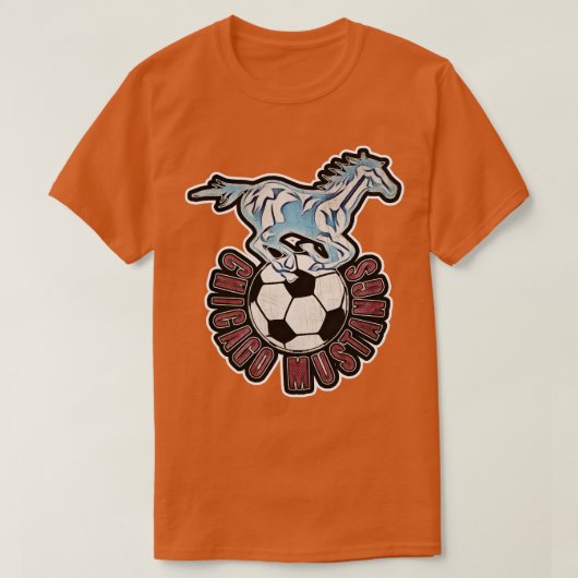 T-shirt Soccer de Chicago Mustangs (Design devant)
