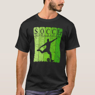T-shirt Soccer éléments de tableau périodique Soccer joueu