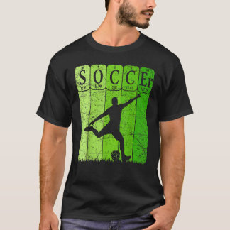 T-shirt Soccer éléments de tableau périodique Soccer joueu