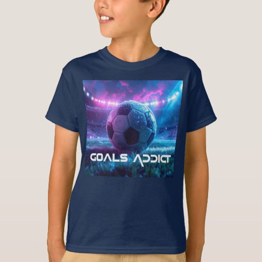 T-SHIRT SOCCER - FOOTBALL - GOALS (Devant)