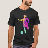 T-shirt Soccer Girl Goalie Sports Joueuses de balle (Devant)