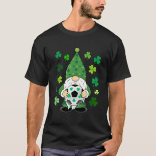 T-shirt Soccer Gnome Jour de la Saint Patrick Lucky Shamro