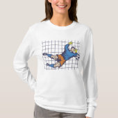 T-shirt Soccer Goalkeeper Diving Save (Devant)