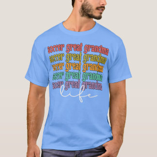 T-shirt Soccer grand grand grand-mère vie soccer grand gra