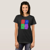 T-shirt Soccer Jeu de football Colorful Pop (Devant entier)