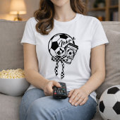 T-shirt Soccer Mama Coffee Bow Style