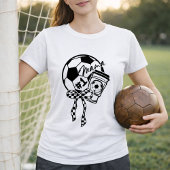T-shirt Soccer Mama Coffee Bow Style