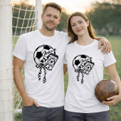 T-shirt Soccer Mama Coffee Bow Style