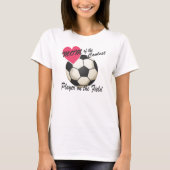 T-shirt Soccer Maman Joueur le plus froid (Devant)