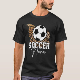 T-shirt Soccer Nona Leopard Heart