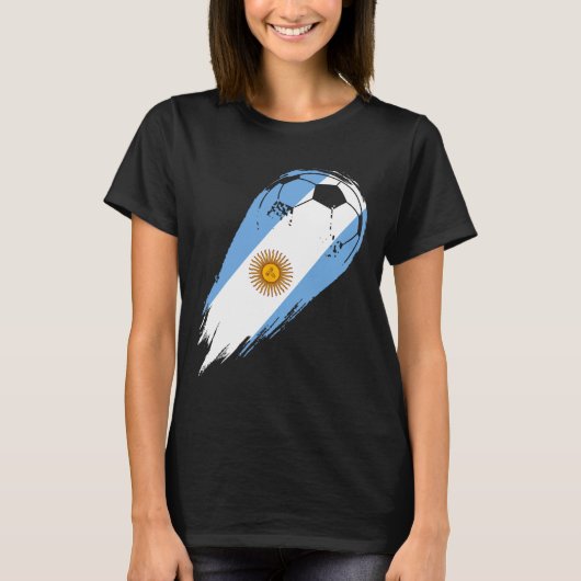 T-shirt Soccer Player Of Pride Argentina (Devant)