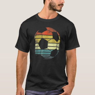 T-shirt Soccer Player Présente Funny Ball Retro Vintage St