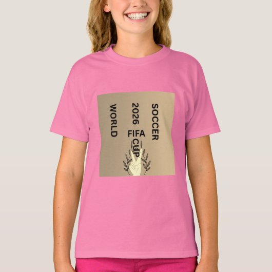 T-SHIRT SOCCER WORLD CUP 2026 (Devant)