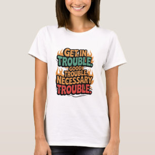 T-shirt Social John Lewis Tea Obtenez En Bons Problèmes Né