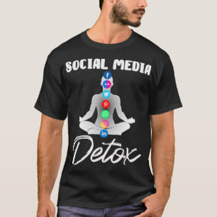 T-shirt Social Media Deto Anti Smartphone Drôle Digital De