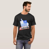 T-shirt Social Media Like Share S'abonner (Devant entier)