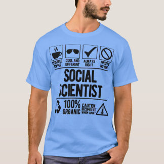 T-shirt Social Scientifique