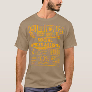 T-SHIRT SOCIAL SERVICES ASSISTANT NICE DESIGN 2017