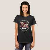 T-shirt Social Studies Crew First Day Of School & Apprecia (Devant entier)