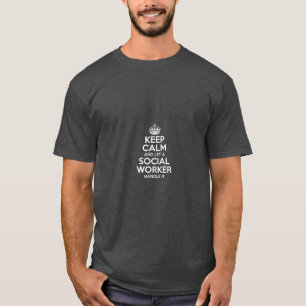 T-shirt SOCIAL WORKER Don Funny Titre de l'emploi Professi