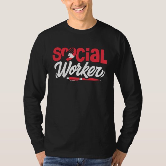 T-shirt Social Worker LMSW LCSW Social Work Appreciation M (Devant)