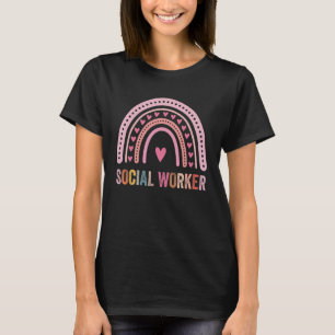 T-shirt Social Worker Rainbow 2023 School Social Worker wo