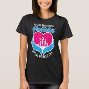 T-shirt Social Worker Rock Pour Établir Des Relations Avec