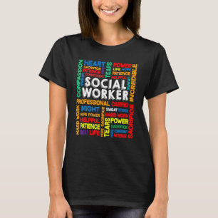 T-shirt Social Worker School Travailleurs sociaux Hommes F