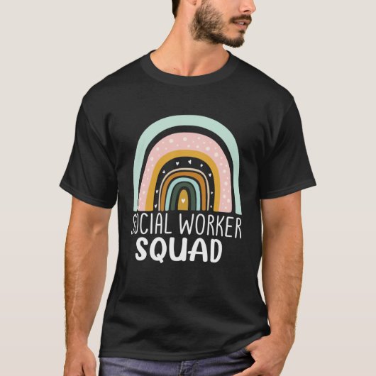 T-shirt Social Worker Squad Week Appreciation Day Men Wome (Devant)