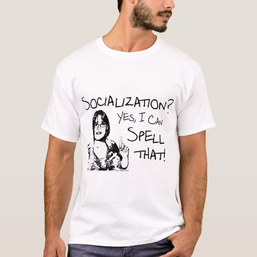 T-shirt Socialisation d'orthographe (Devant)