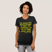 T-shirt Socialisme, course hors de l'argent d'autres (Devant entier)