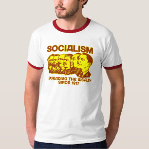 T-shirt Socialistes : Répandre la chemise de richesse
