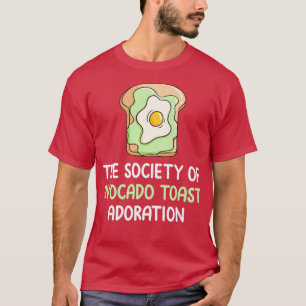 T-shirt Société Avocado Toast Adoration Millenial Hipst