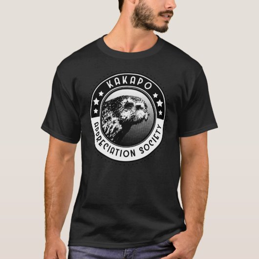 T-shirt Société d'appréciation de Kakapo  (Devant)