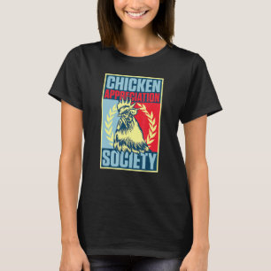 T-shirt Société D'Appréciation Du Poulet Pour Les Agricult