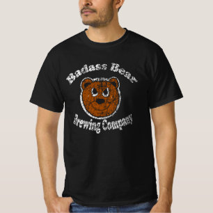 T-shirt Société de brassage Badass Bear