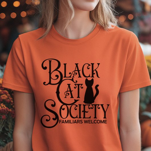 T-shirt Société de chats noirs Halloween
