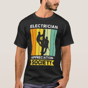 T-shirt Société de collègues et de confrères électriciens