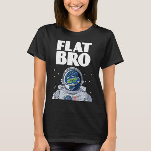T-shirt Société de la Terre plate Astronaute Complot Espac