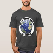 T-shirt société de la terre ronde (Devant)