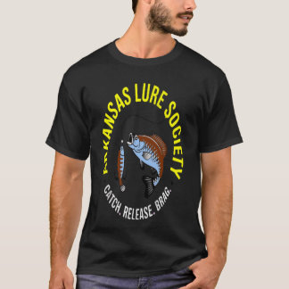 T-shirt Société de leurre de l'Arkansas drôle vintage lac