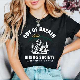 T-shirt Société de randonnée drôle à bout de souffle