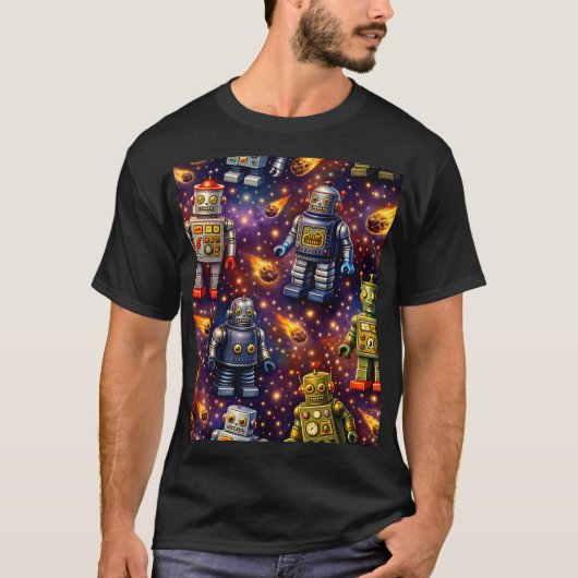 T-shirt Société d'exploration robotique (Devant)