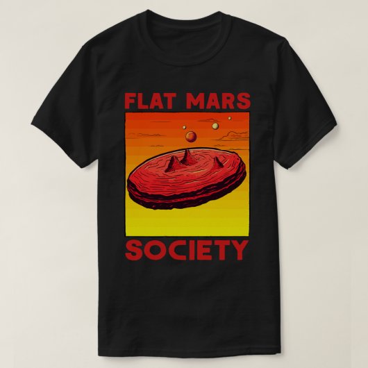 T-shirt Société Flat Mars (Design devant)